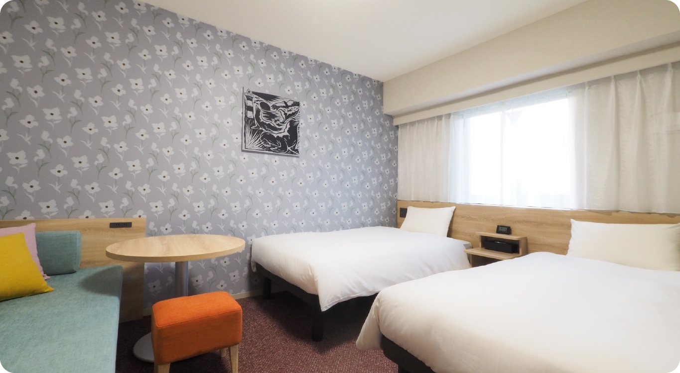 ツインルーム＋ソファベッド