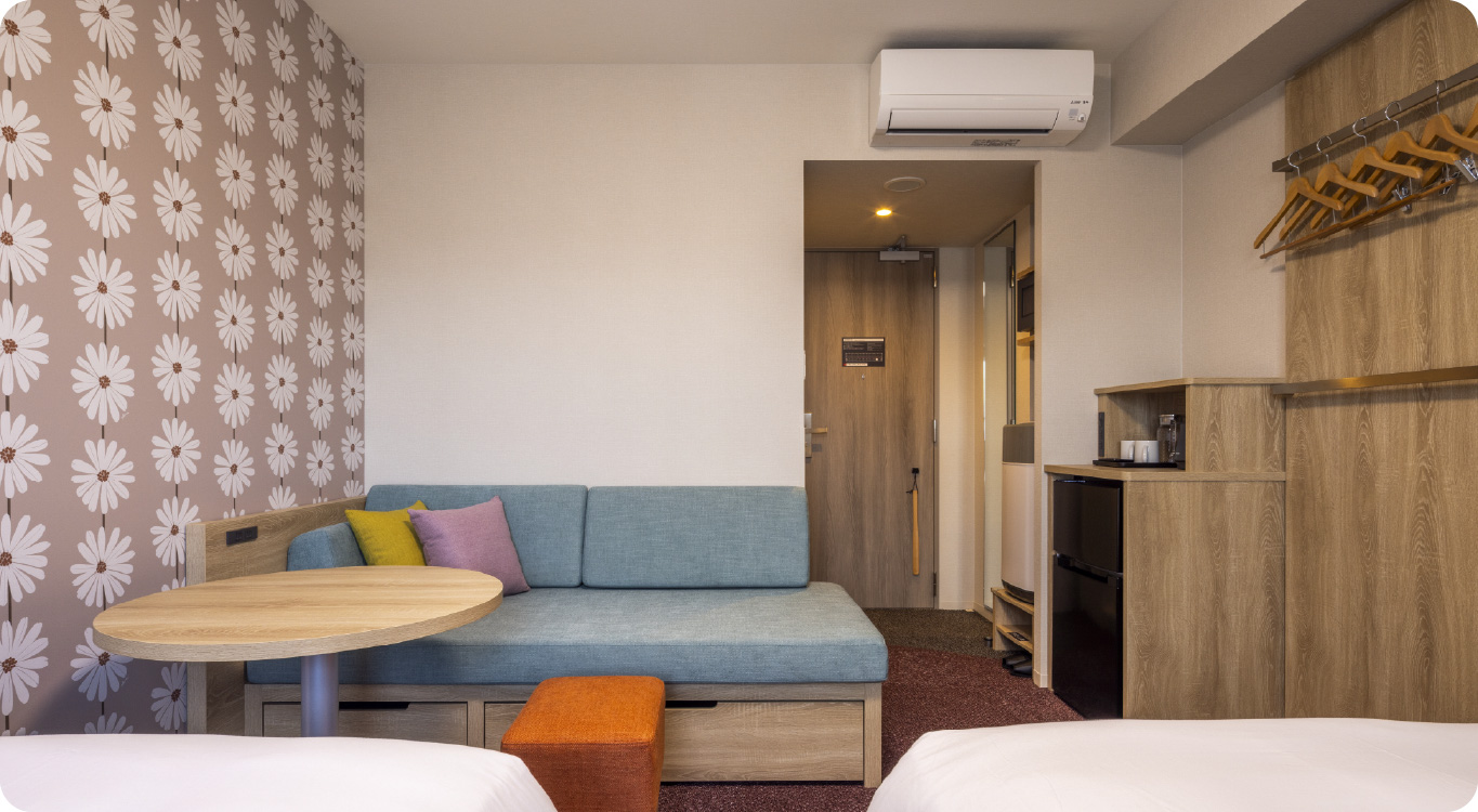 ツインルーム＋ソファベッド