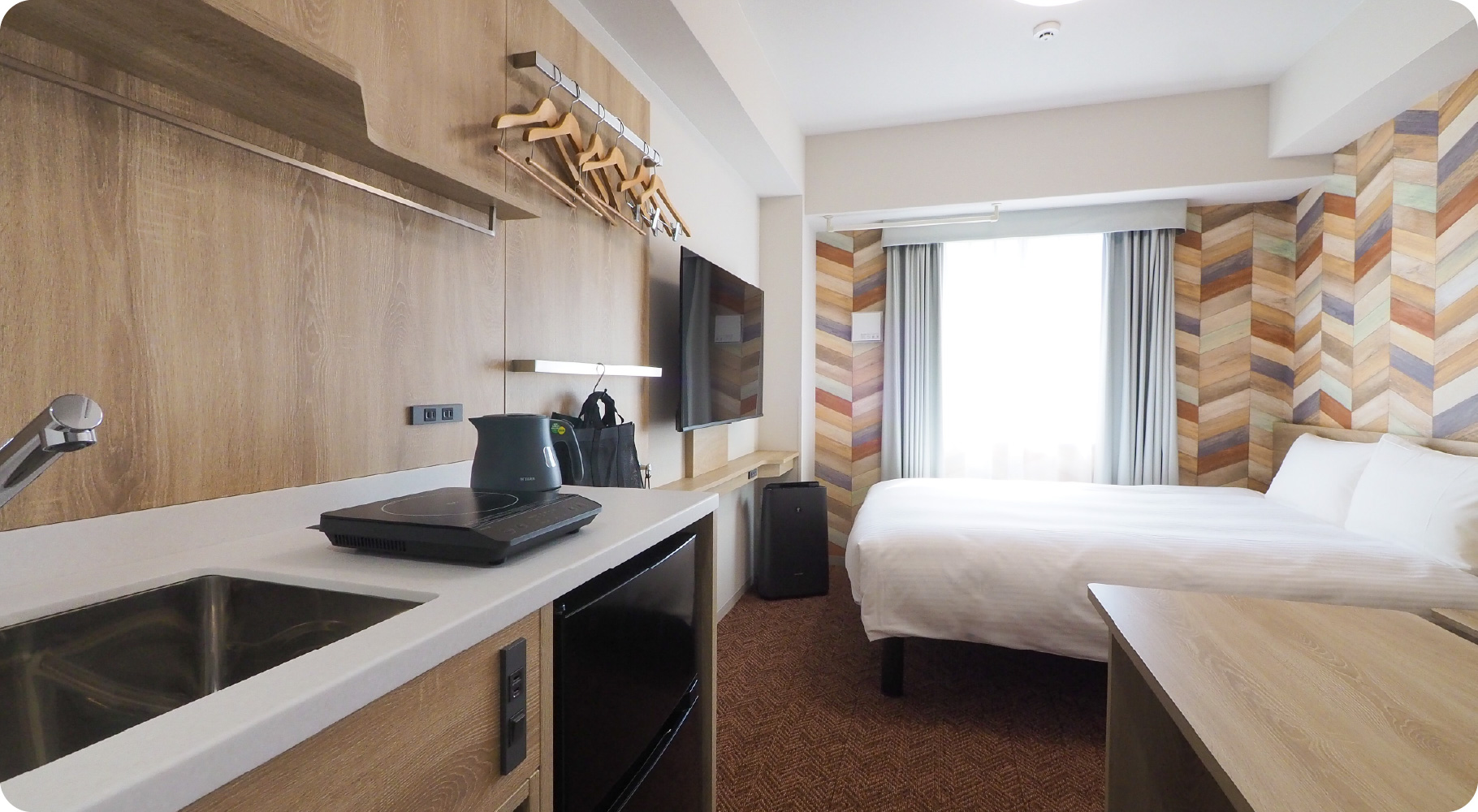 キッチン付きダブルルーム